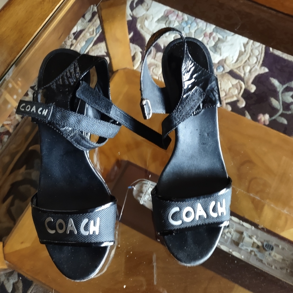Coach wedge sandals
